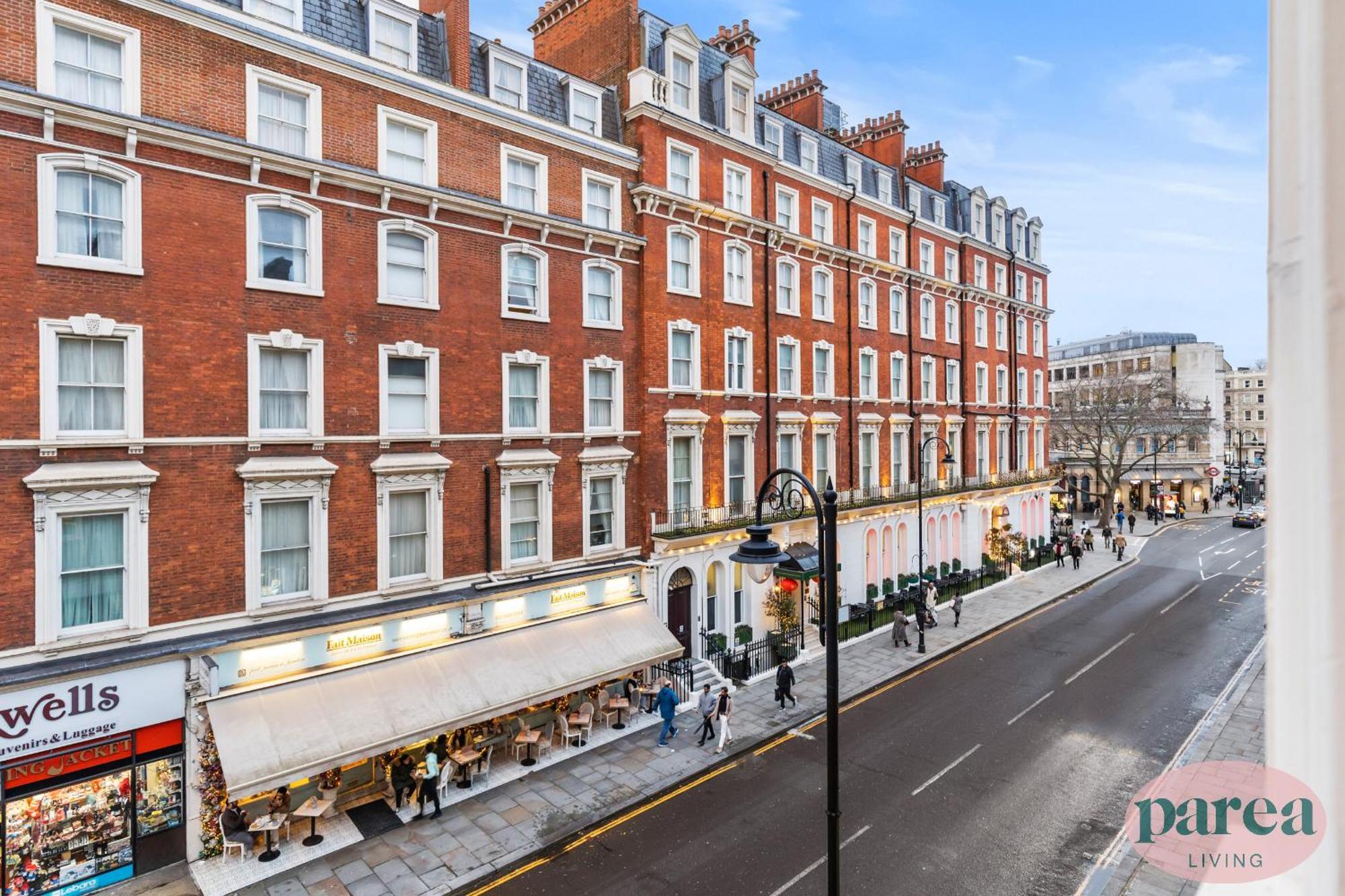 Parea Living - South Kensington, Elegant 1-Bedroom Flat, Wfh Desk Londen Buitenkant foto